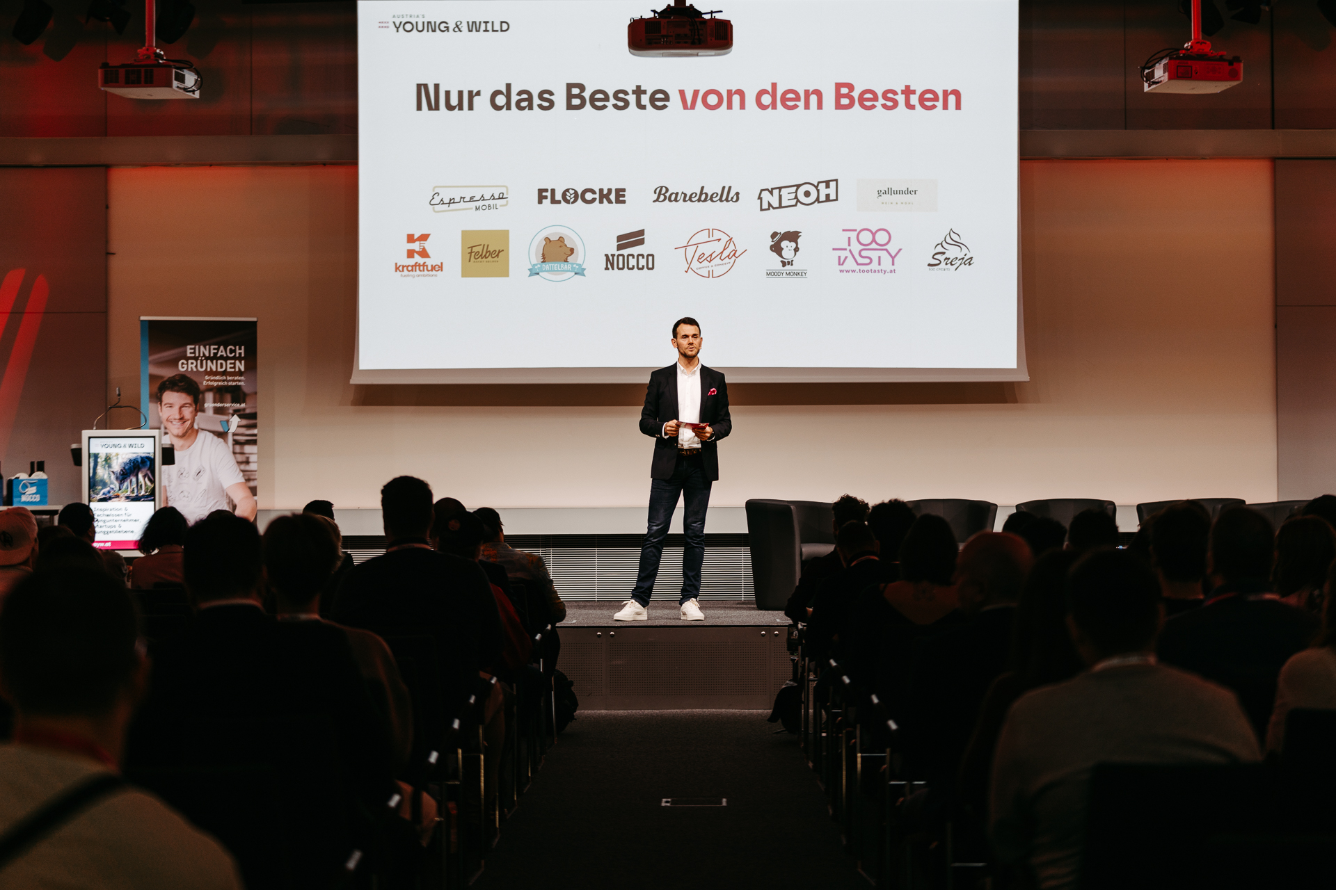 Nikolaus Kleemann auf der Bühne